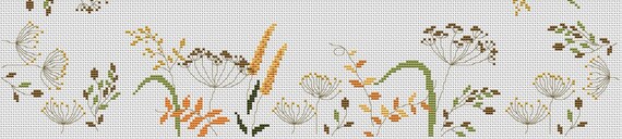 Counted cross stitch chart