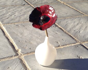 Flower stem ceramic wood