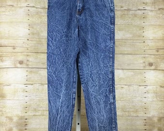 Vintage Jeans Blue Acid Wash High Waist Women's 8 S Stefano, Mom Jeans