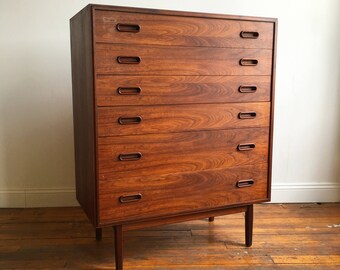 SOLD - Mid-Century Modern Jack Cartwright Collection Highboy Dresser by Founders Furniture Co.