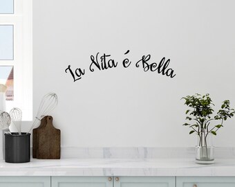 Kitchen wall quote | Etsy