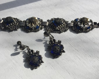 Vintage Earring and Bracelet Set