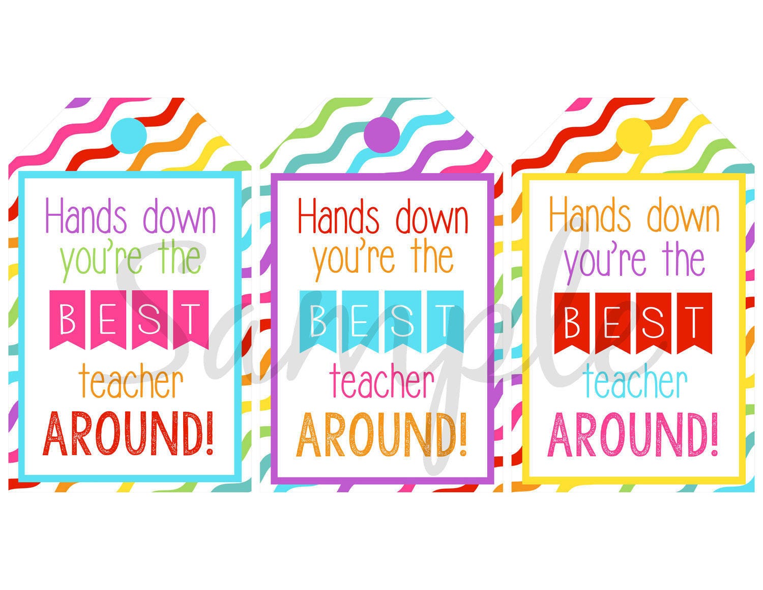 INSTANT Download Hands Down Best TEACHER Appreciation School