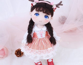 DIY Kit Mori Girl Bella / Fabric Doll / Textile Doll