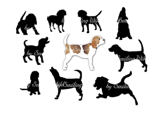 Download beagle svg dog breed silhouette clipart vector graphic ...
