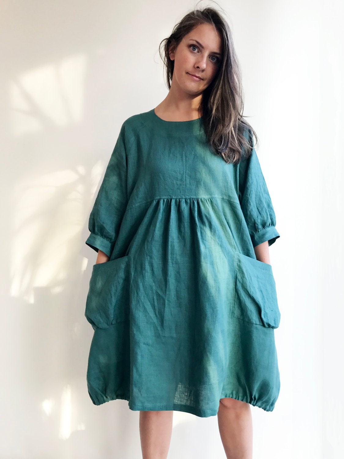 Loose Tunic Dress Linen Dress Linen Tunic Dress Tunic for