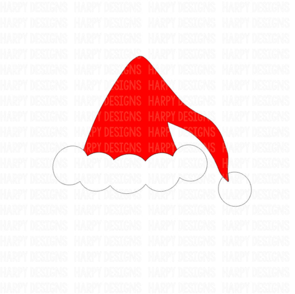Santa Hat SVG Christmas SVG SVG Files Digital Cut Files