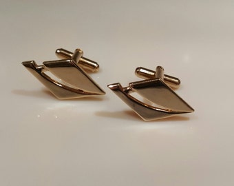 Vintage gold tone cufflinks