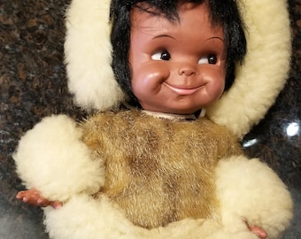 Regal Inuit Doll, Made in Canada