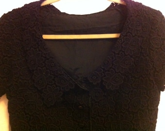 Vintage Lace Bolero Jacket 50s or 60s