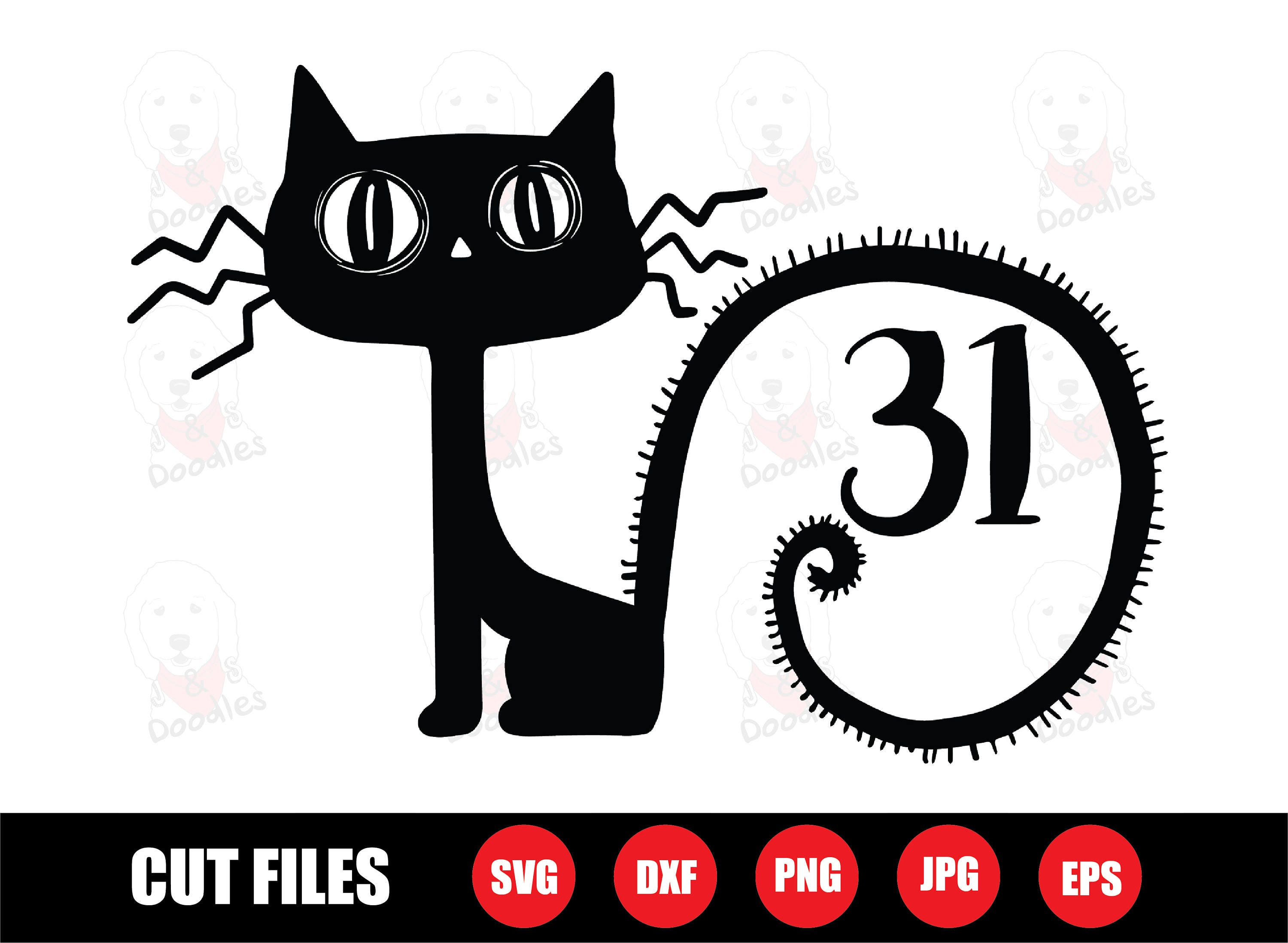 black cat svg file / halloween svg / halloween svg file / svg