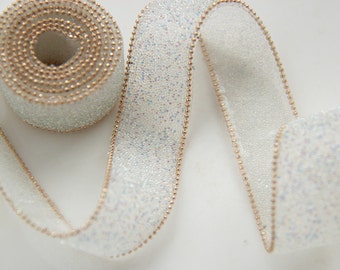1 yard 2cm 0.78" wide ivory gold beads dress lace trim tapes ribbon qwe4di6 free ship