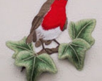 ST 308 Robin On Ivy Raised Embroidery Stump work Kit