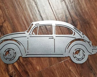 Volkswagen Bug Metal Art