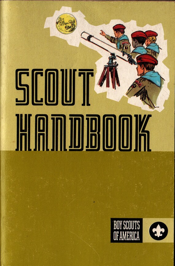 Scout Handbook + Boy Scouts of America + 1973 + Vintage Kids Book