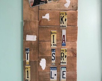 Large License Plate Art