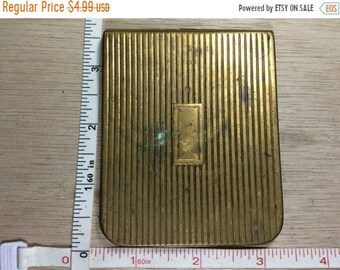 10%OFF3DAYSALE Vintage Gold Toned Metal Money Wallet Used