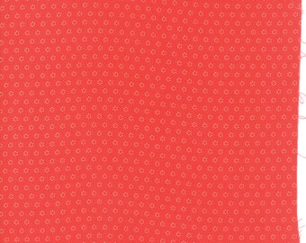 Hazel and Plum - Posies in Pomegranate Red: sku 20294-11 cotton quilting fabric by Fig Tree and Co. for Moda Fabrics