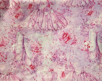 Beautiful ballet inspired infinity scarf.