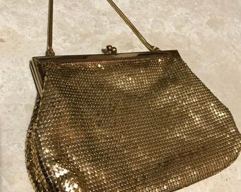 Whiting and Davis Gold Mesh Purse