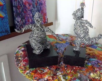 Wire sculpture | Etsy