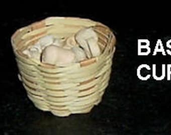 Miniature BASKET FULL Of Coffee Cups