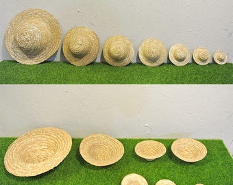 Mini Straw Hat Miniature/Straw Doll Hats