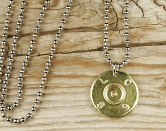 Bullet Necklace / Authentic 50 Caliber Bmg Bullet Head Necklace LC-50-BB-BHN / Bullet Head Necklace / Custom Necklace / Chain Necklace
