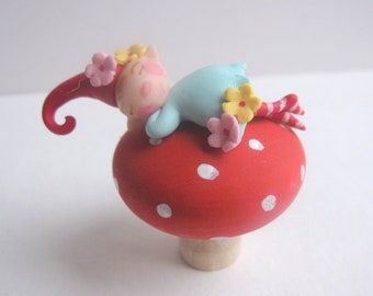 Fairy on a toadstool