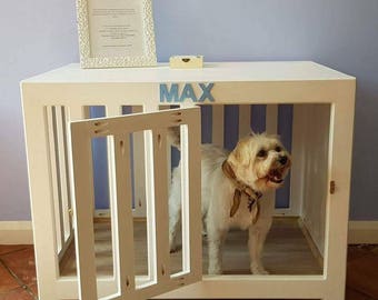 Entertainment Center Wooden Dog Crate Dog Puppy Crate By Amish