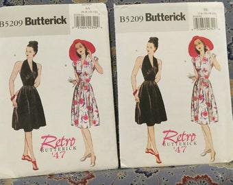 Butterick 40s dress pattern size 14-20