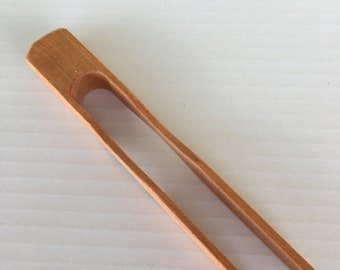 HANDMADE Cherry TOAST TONGS. Solid Cherry Wood. Great Gift Item.