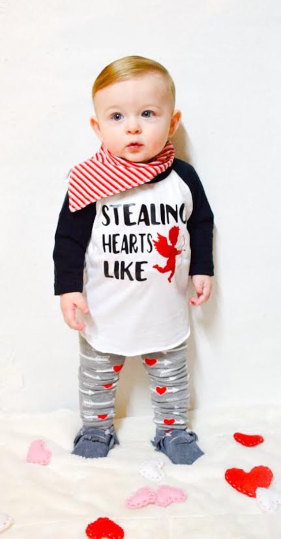 Download baby boy valentines day shirt stealing hearts like cupid