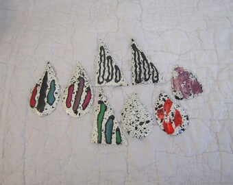Retro Jewelry pieces Lot of 8 from the 1980's