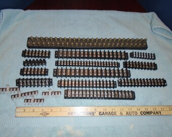 Electronic parts. Terminal blocks. Vintage electronics. Steampunk. Electrical parts. Radio repair. Vintage electronics.