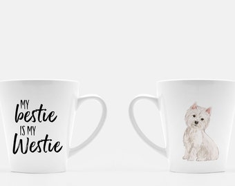 Westie Mug, Custom Mug, Westie Gift, Personalized Westie Mug, Custom Dog Mug, Westie Mom gift, Westie Coffee Mug, Dog Lover Gift, Gift Mug