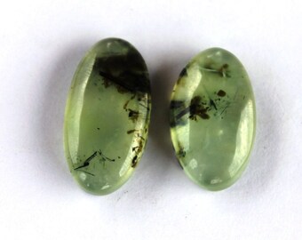 Green Prehnite Stone,41.9 CTS 26x13x6 MM Prehnite Mountain cabochon,AAA+ Natural Genuinel Top Qualiity for Pendants,Rings, Jewelry Supplies