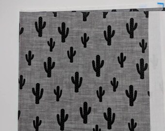 Monochrome Cactus | Over Collar Pet Bandana | Tie Up Pet Bandana | Dog & Cat Accessories