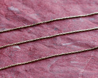 Gold Filled Chain Bulk - Beading Chain 0.6mm - SAVE 5 - 10% on Bulk Chain Lengths 5 to 12 feet
