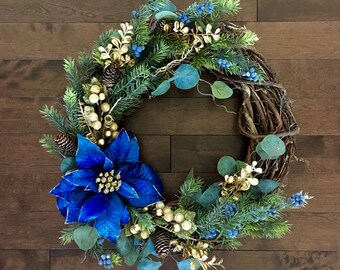 Winter Wreath, Winter Wreaths for Front Door, Holiday Wreath, Christmas Wreath, Christmas Decorations, Wreath Christmas