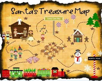 indoor treasure hunt clues printable instant download