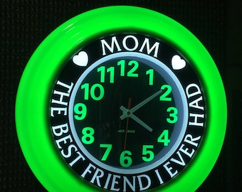 Mom The Best Friend I Ever Had Wall clock