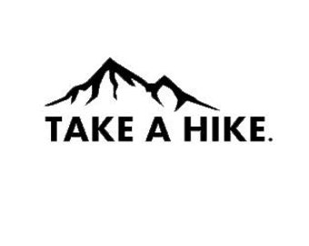 Take a hike car decal, Hiking window decal, Nature bumper sticker