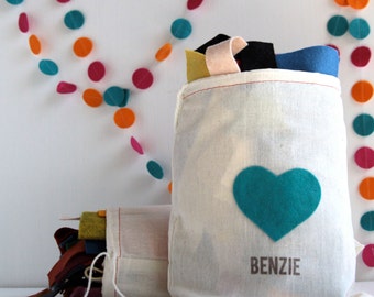 Felt // Scrap Bag // Wool Blend Felt, Fabric Scraps, Felt Pieces, Discount Felt, Variety Pack, Grab Bag, Wool Remnants, Assorted Felt