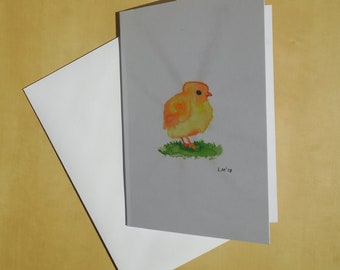 Baby Chick Greeting Card/Easter/new baby/birthday/gift