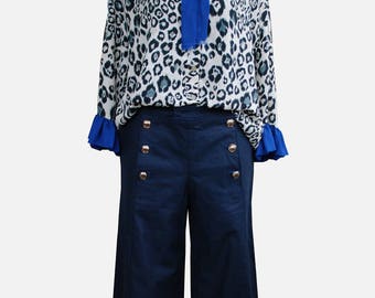 Culotte, Trousers Rock Sailor Blue, Gr. 42
