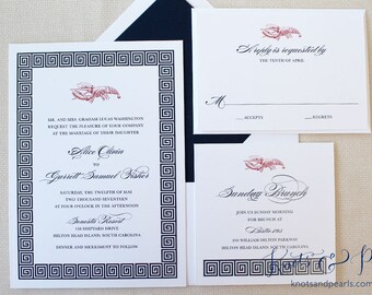 Lobster Wedding Invitations, Maine Wedding Invitations, New England Clambake Invitations, Lobster Boil Invitations, Lobster Bake Invitations