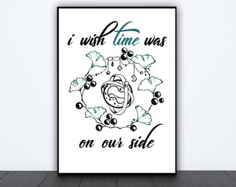 Harry Potter inspiré affiche alternative, voyage dans le temps, cadeau d’amant de livre, cadeaux de rat de bibliothèque, cadeaux livresques, impressions livresques, cadeau d’amant de livre
