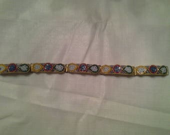 Micro Mosaic Italian Bracelet