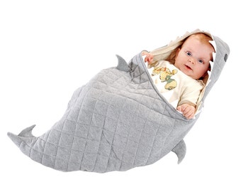 Organic Fair Trade Baby Shark Wrap Bed